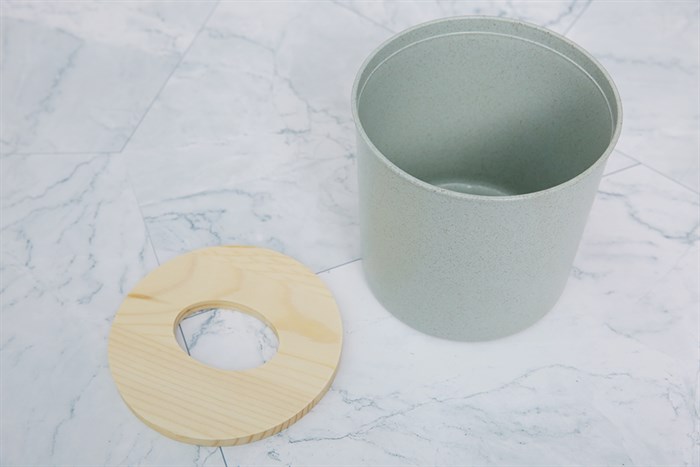 Hộp đựng giấy nhựa 13 x 12 x 12.5 cm BHX SC-TB7002 Màu Xanh dương nhạt