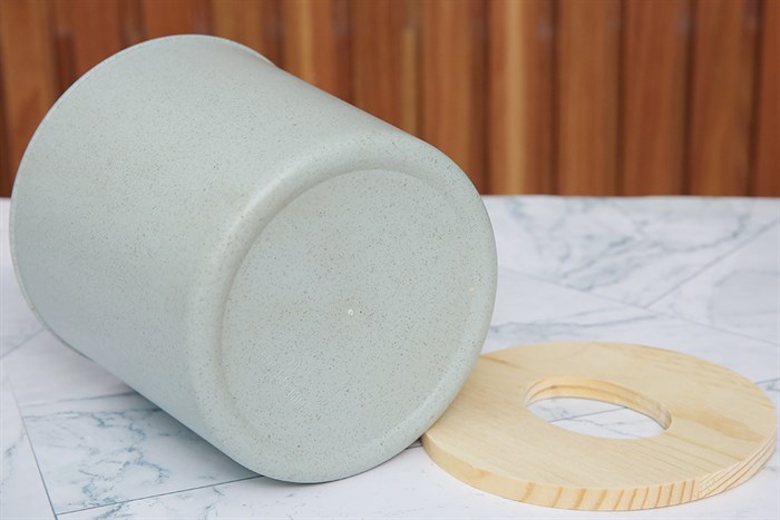 Hộp đựng giấy nhựa 13 x 12 x 12.5 cm BHX SC-TB7002 Màu Xanh dương nhạt