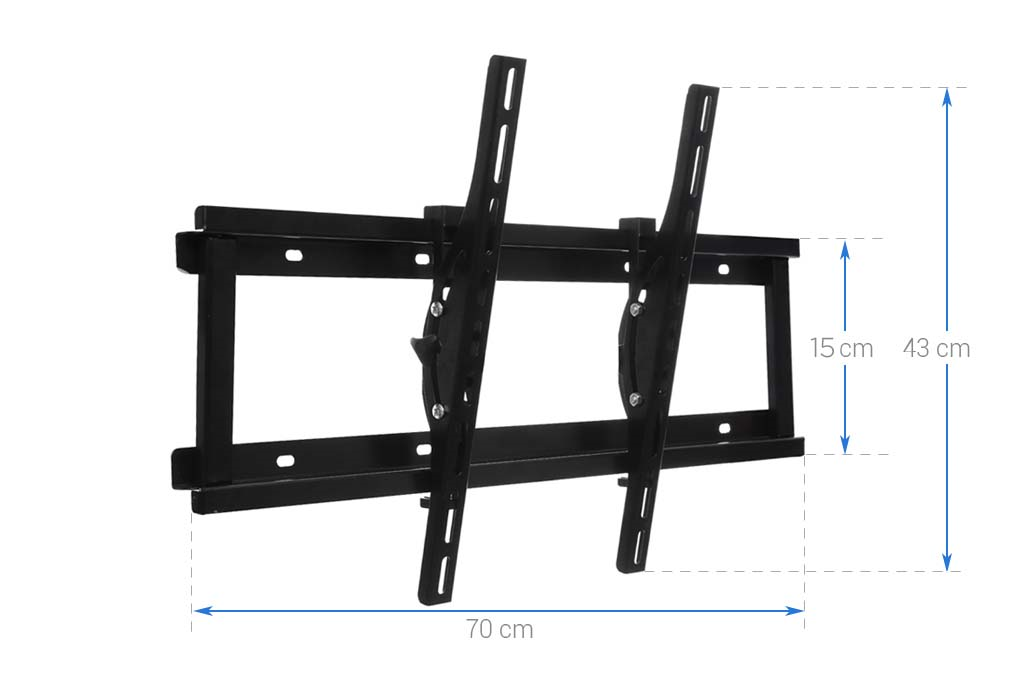 Khung treo Tivi 37-63 inch Nghiêng Cảnh Phong N6-4 Màu Đen