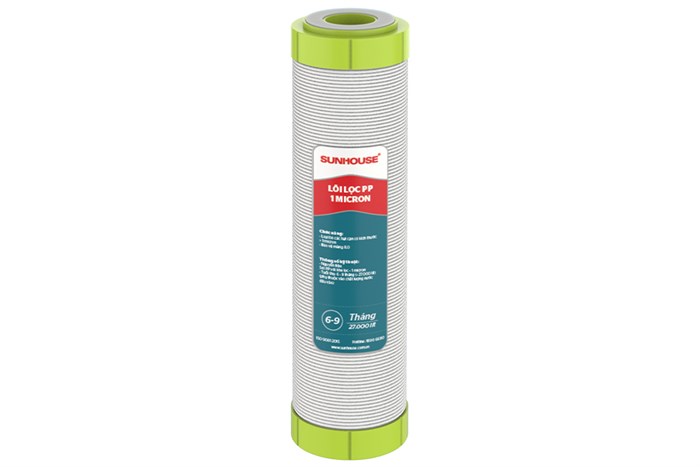 Lõi lọc thô Sunhouse số 3 PP 1 micron