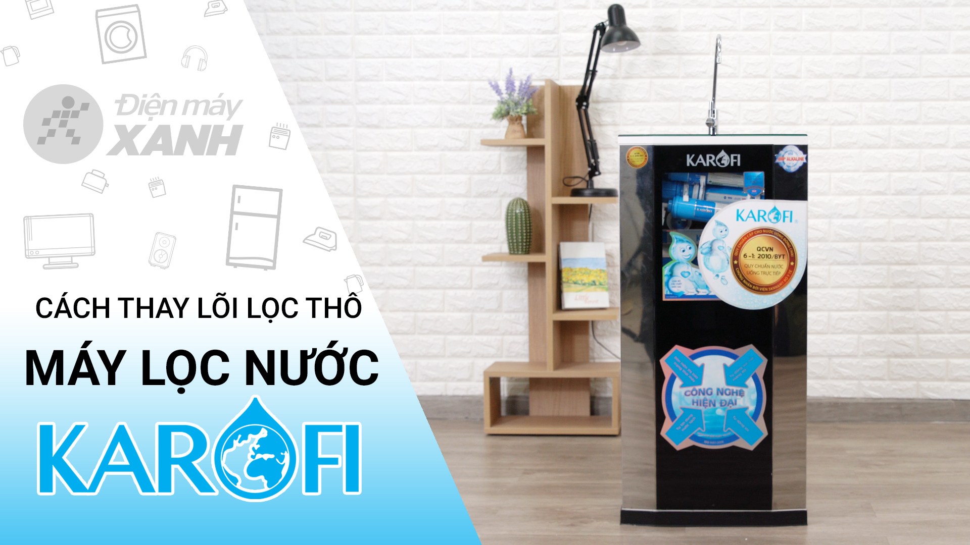 Bộ 3 lõi lọc thô Karofi số 1, 2, 3