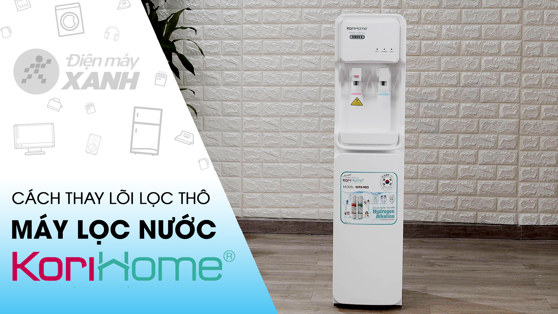 Bộ 3 lõi lọc thô Korihome số 1, 2, 3