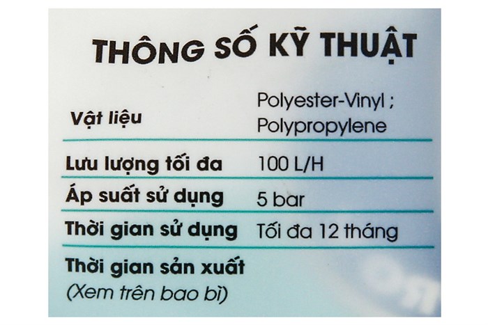 Lõi lọc thô Karofi số 1 Smax Pro V1 Màu Trắng