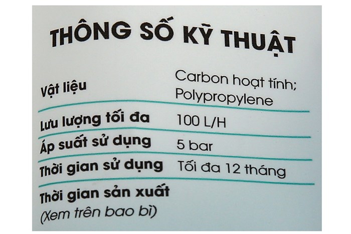 Lõi lọc thô Karofi số 2 Smax Pro V2 Màu Trắng