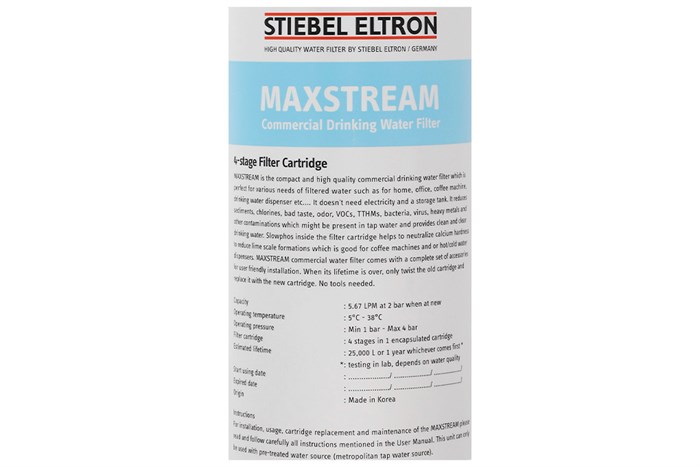 Lõi lọc chức năng Stiebel Eltron MAXSTREAM 4 trong 1 Màu Trắng