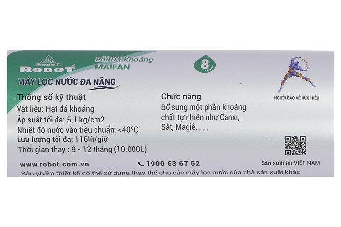 Lõi lọc chức năng Robot Maifan - VN Màu Trắng