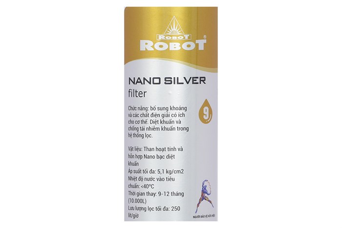 Lõi lọc chức năng Robot Nano Silver - KW Màu Trắng
