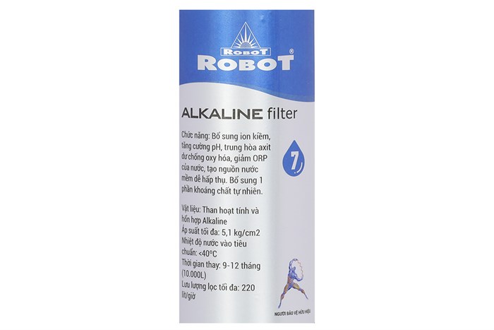 Lõi lọc chức năng Robot Alkaline - KW Màu Trắng