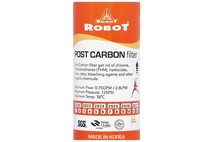 Lõi lọc thô Robot Post Carbon - KR Màu Trắng