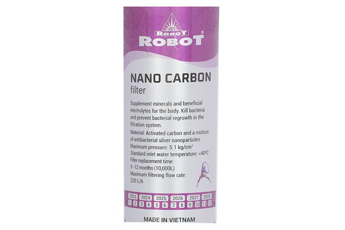 Lõi lọc chức năng Robot Nano Carbon - VN Màu Trắng