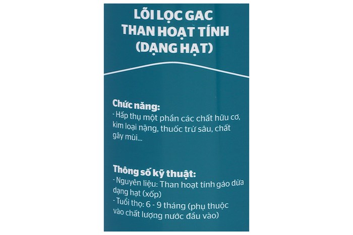 Lõi lọc thô Sunhouse số 2 than hoạt tính SHA-WFGAC Màu Trắng
