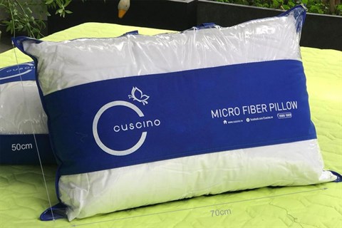 Ruột gối nằm siêu mịn Cuscino 50 x 70 - trắng