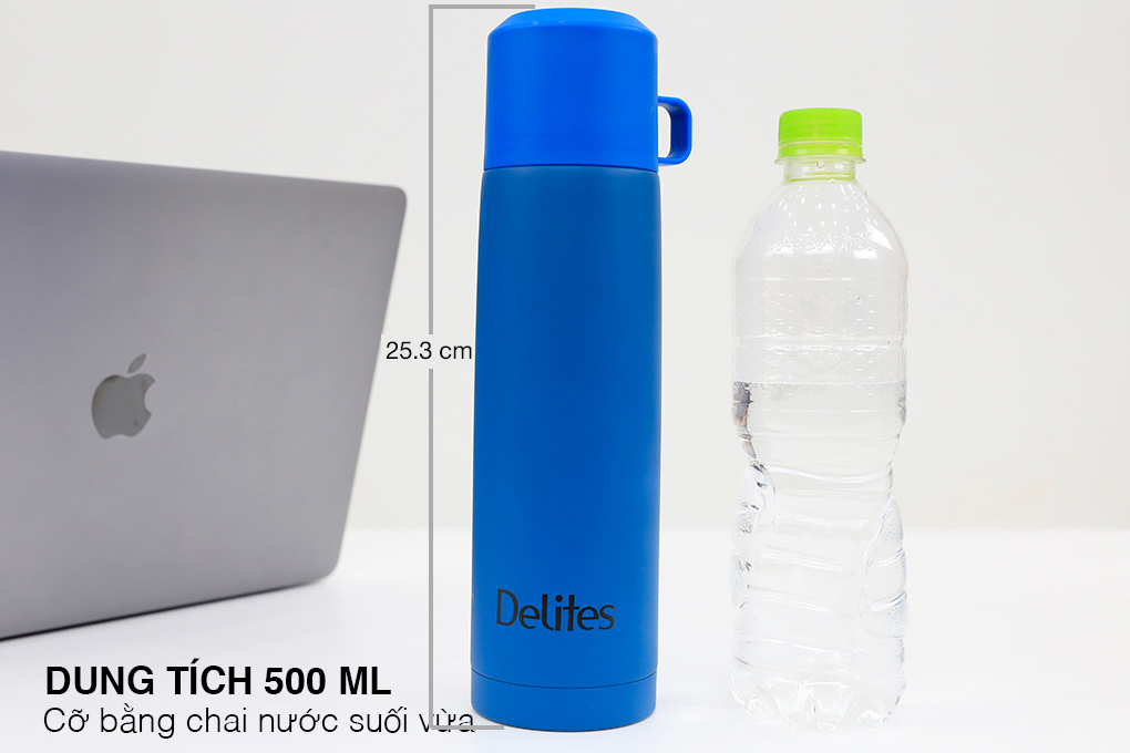 Bình giữ nhiệt inox 500 ml Delites BKB-048-050