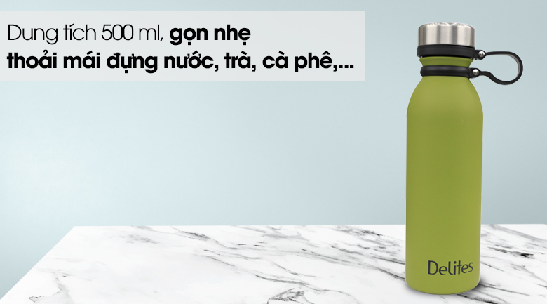 Bình giữ nhiệt inox 500 ml Delites BKS-121-060