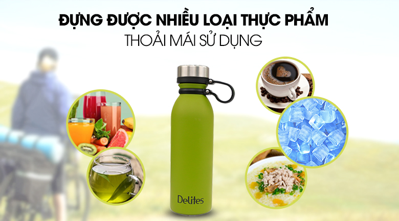 Bình giữ nhiệt inox 500 ml Delites BKS-121-060