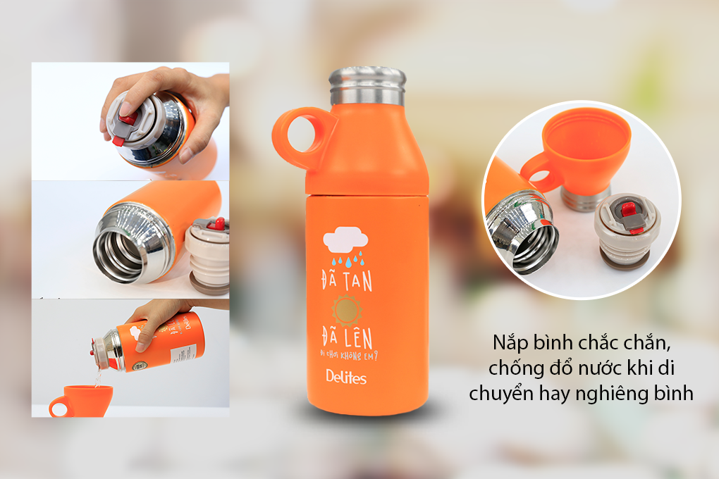 Bình giữ nhiệt inox 300 ml Delites QE-0036