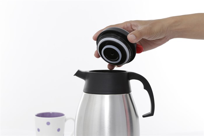 Bình giữ nhiệt inox 2 lít Delites QE-2000 Màu Inox