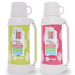 Bình thuỷ giữ nhiệt Thủy tinh 2000 ml Điện máy XANH DMX-BT002