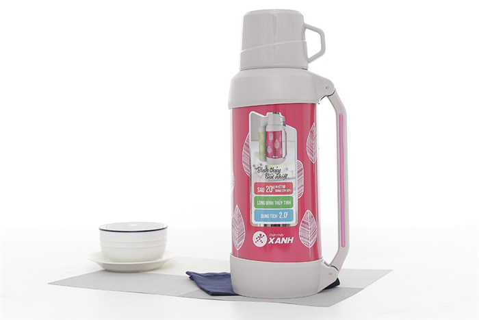 Bình thủy giữ nhiệt 2 lít DMX-BT002 Màu Hồng