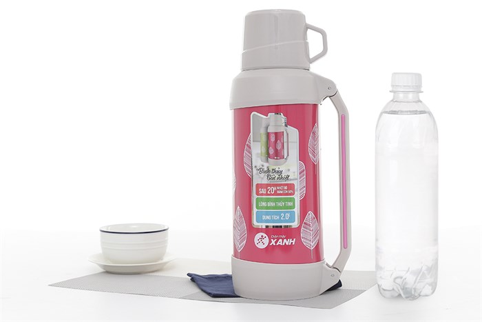 Bình thủy giữ nhiệt 2 lít DMX-BT002 Màu Hồng