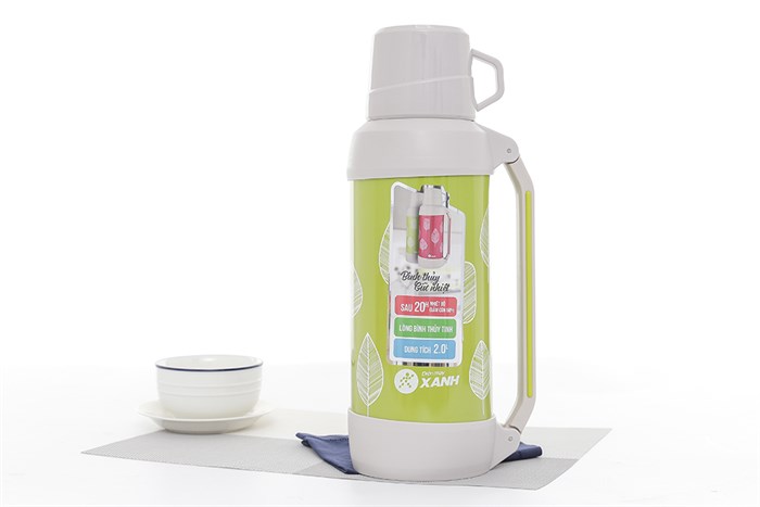 Bình thủy giữ nhiệt 2 lít DMX-BT002 Màu Xanh lá