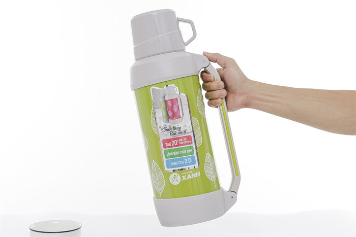 Bình thủy giữ nhiệt 2 lít DMX-BT002 Màu Xanh lá