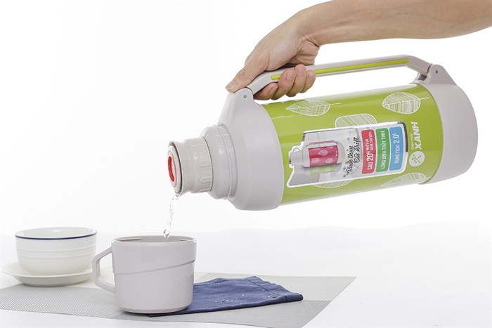 Bình thủy giữ nhiệt 2 lít DMX-BT002 Màu Xanh lá