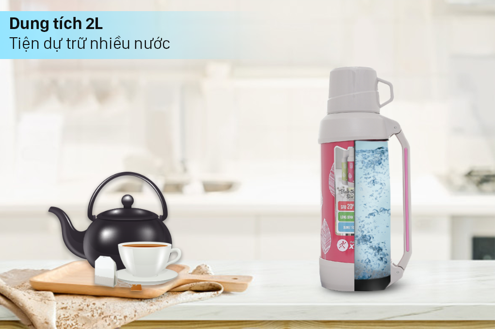 Bình thủy giữ nhiệt 2 lít DMX-BT002