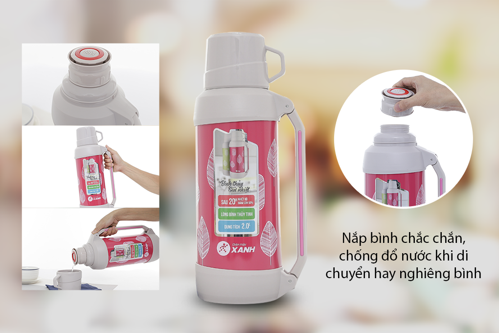 Bình thủy giữ nhiệt 2 lít DMX-BT002