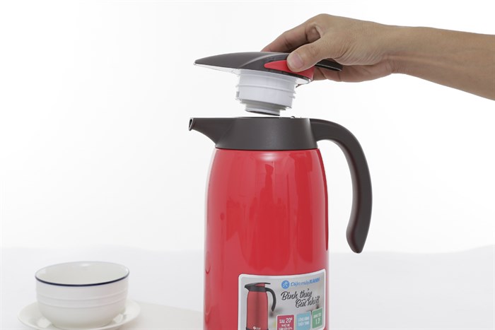 Bình thủy giữ nhiệt 1.3 lít DMX-BT001 Màu Đỏ