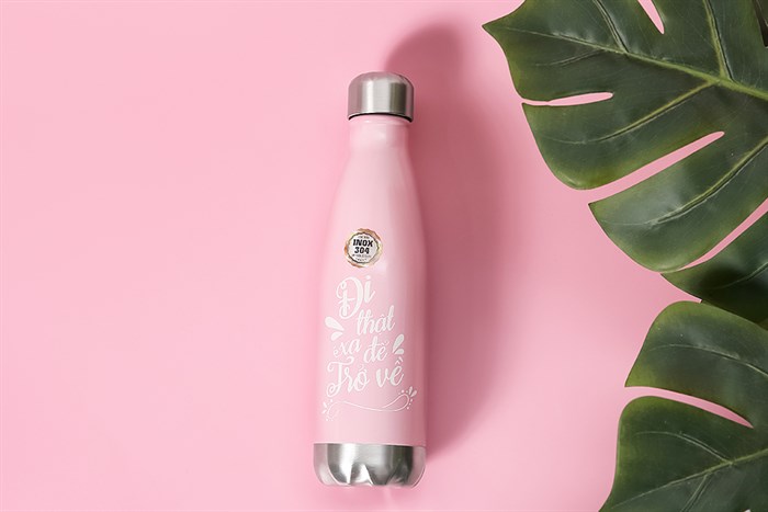 Bình giữ nhiệt inox 500 ml DMX BG001 Màu Hồng