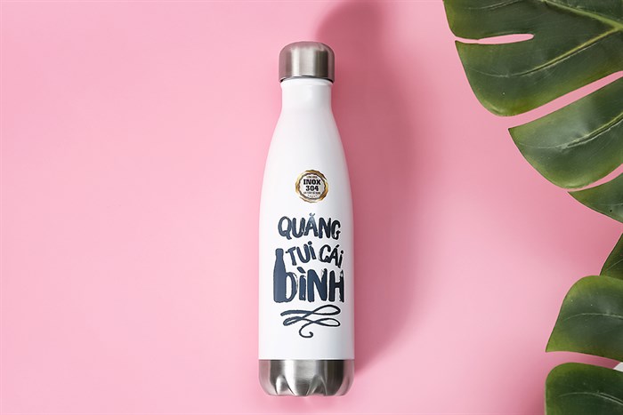 Bình giữ nhiệt inox 500 ml DMX BG001 Màu Trắng