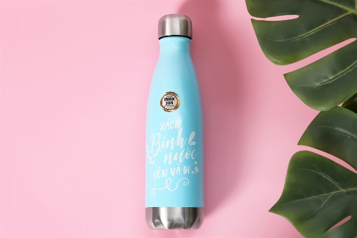 Bình giữ nhiệt inox 500 ml DMX BG001 Màu Xanh Dương