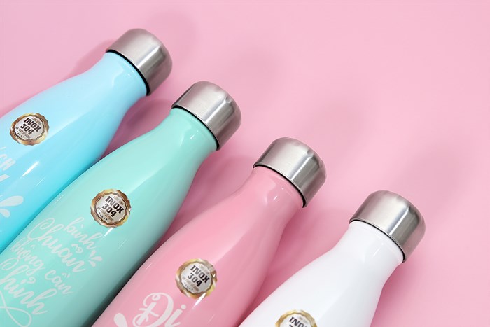 Bình giữ nhiệt inox 500 ml DMX BG001 Màu Xanh lá