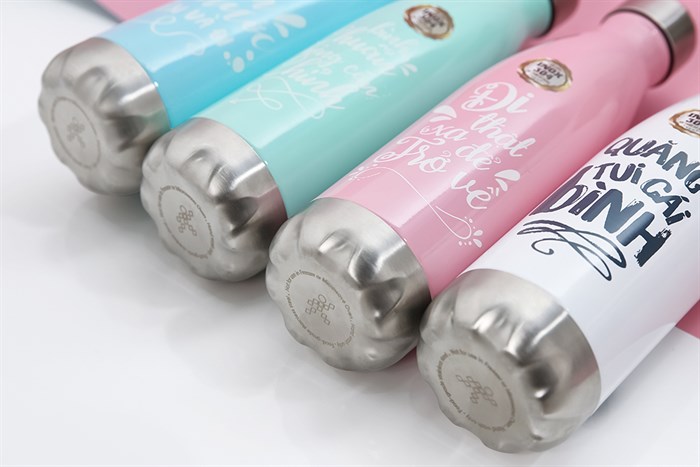 Bình giữ nhiệt inox 500 ml DMX BG001 Màu Trắng