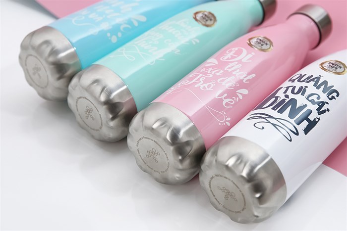 Bình giữ nhiệt inox 500 ml DMX BG001 Màu Xanh Dương