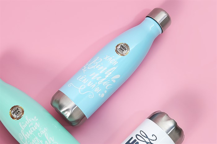 Bình giữ nhiệt inox 500 ml DMX BG001 Màu Xanh Dương