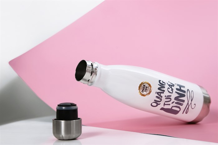 Bình giữ nhiệt inox 500 ml DMX BG001 Màu Trắng