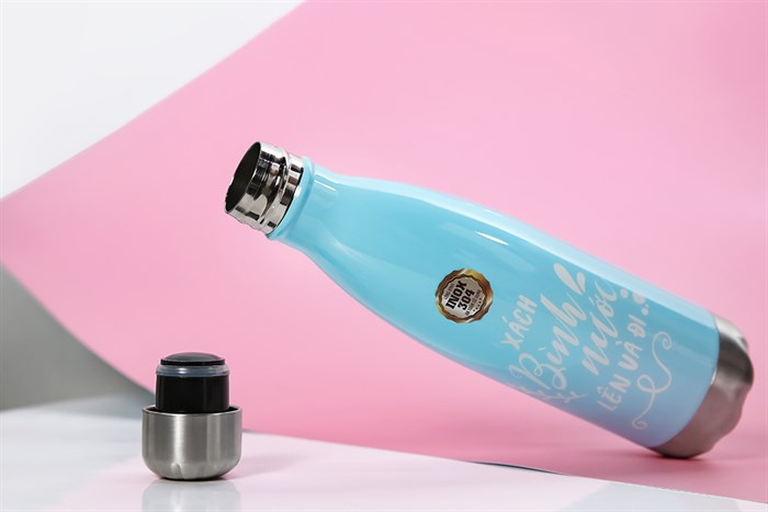 Bình giữ nhiệt inox 500 ml DMX BG001 Màu Xanh Dương