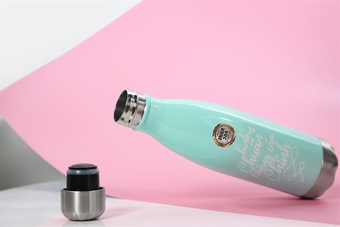 Bình giữ nhiệt inox 500 ml DMX BG001 Màu Xanh lá