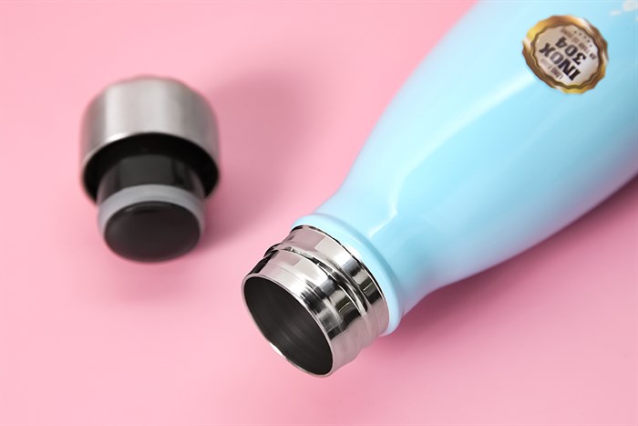 Bình giữ nhiệt inox 500 ml DMX BG001 Màu Xanh Dương
