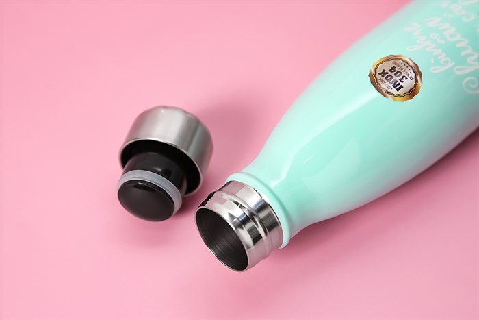 Bình giữ nhiệt inox 500 ml DMX BG001 Màu Xanh lá