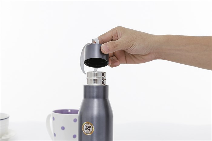 Bình giữ nhiệt inox 500 ml DMX BG002 Màu Đen