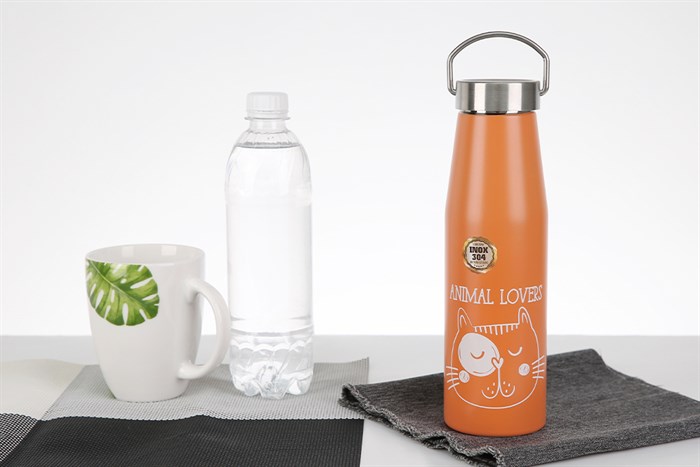 Bình giữ nhiệt inox 500 ml DMX BG003 Màu Cam