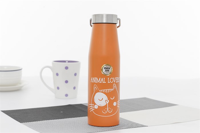Bình giữ nhiệt inox 500 ml DMX BG003 Màu Cam
