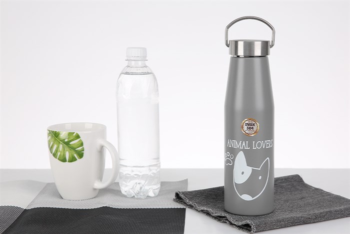 Bình giữ nhiệt inox 500 ml DMX BG003 Màu Xám