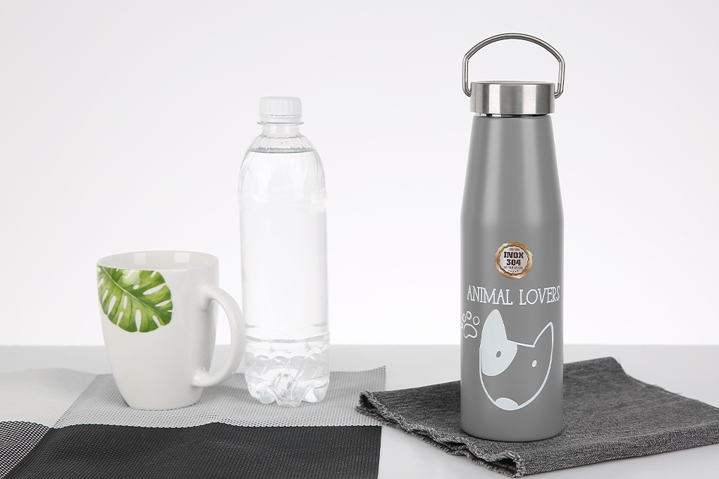 Bình giữ nhiệt inox 500 ml DMX BG003 Màu Xám