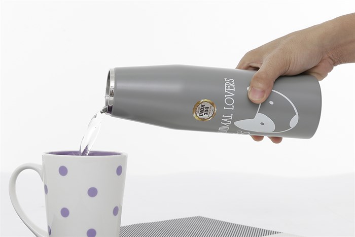 Bình giữ nhiệt inox 500 ml DMX BG003 Màu Xám