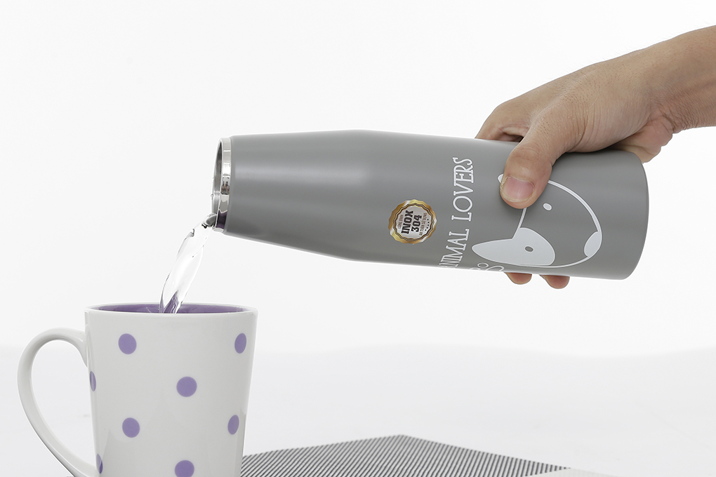 Bình giữ nhiệt inox 500 ml DMX BG003 Màu Xám