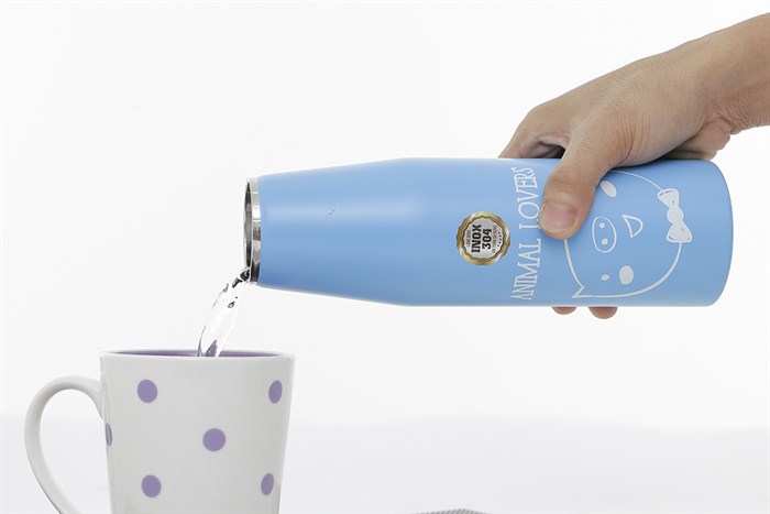 Bình giữ nhiệt inox 500 ml DMX BG003 Màu Xanh Dương